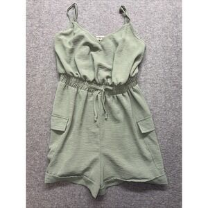Inspired Hearts Women's Romper Green Small